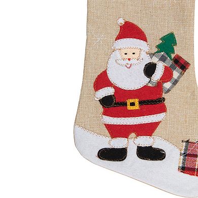 Northlight 19-Inch Merry Christmas Santa Christmas Stocking