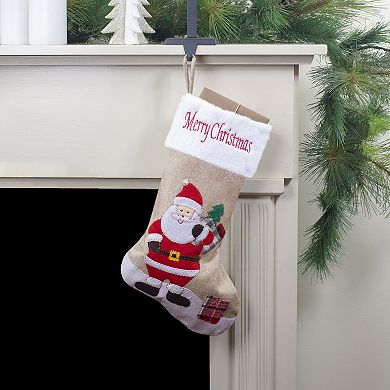 Northlight 19-Inch Merry Christmas Santa Christmas Stocking