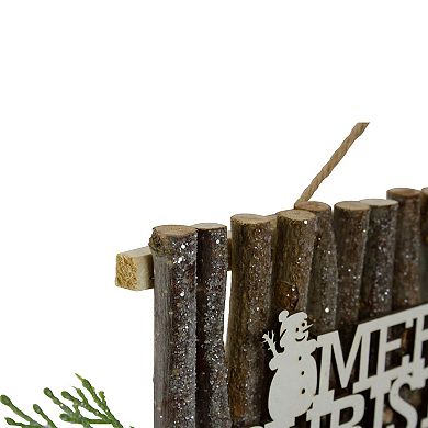 Northlight 16-inch Rustic Merry Christmas Wall Decor