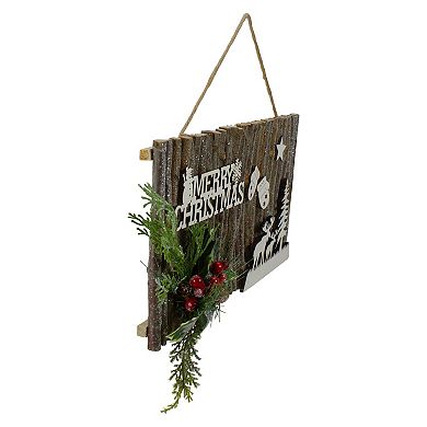 Northlight 16-inch Rustic Merry Christmas Wall Decor