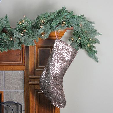 Northlight 17.5-Inch Paillette Sequins Hanging Christmas Stocking