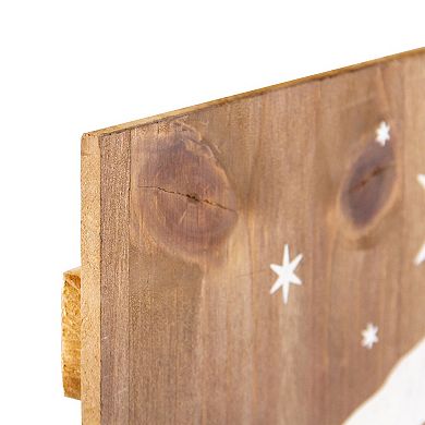 Northlight 16-Inch Square Nativity Scene Wooden Wall Decor