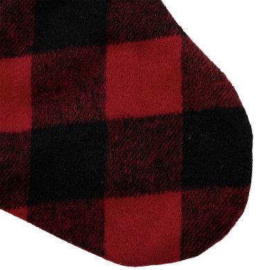 Northlight Rustic Buffalo Plaid Christmas Stocking