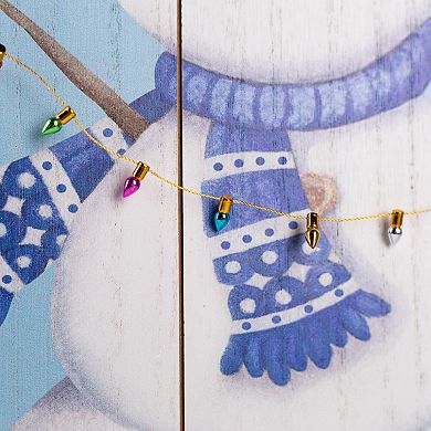 Northlight 23.5 Inch Jingle All The Way Wooden Wall Decor Sign