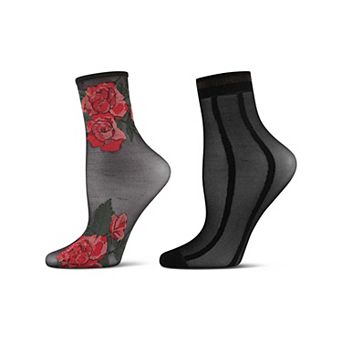 Women's 2 Pair Pack Fashion Anklets