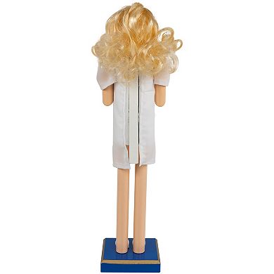 Northlight 15-Inch Nurse with Stethoscope Wooden Nutcracker Table Decor