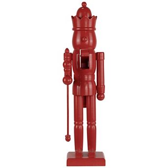 Northlight 15-Inch Nutcracker King with Crown & Scepter Standing Figure
