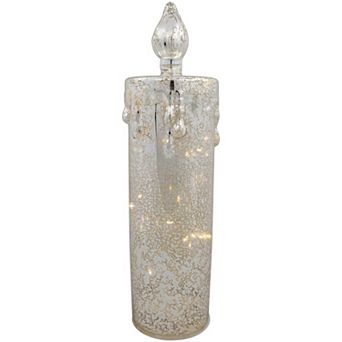 Northlight 13-Inch LED Lighted Dripping Candle Christmas Decoration Table Decor