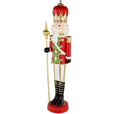 Northlight 22-Inch Nutcracker Figurine with Scepter Table Decor