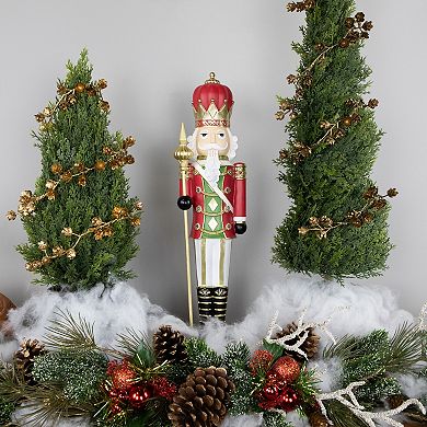 Northlight 22-Inch Nutcracker Figurine with Scepter Table Decor