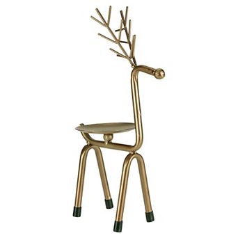 Northlight 10.25-Inch Small Reindeer Candle Holder