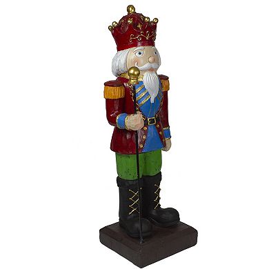 Northlight Nutcracker Soldier Christmas Decoration 22-Inch Floor Decor