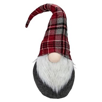 Northlight 25-Inch Bendable Hat Gnome Sitting Christmas Decoration