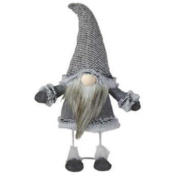 Northlight 17-Inch Swaying Standing Gnome Christmas Figure Floor Decor