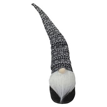 Northlight 25-Inch Geometric Pattern Gnome Christmas Decoration Floor Decor