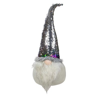 Northlight 24-Inch Gnome with Flip Sequin Hat Christmas Decoration