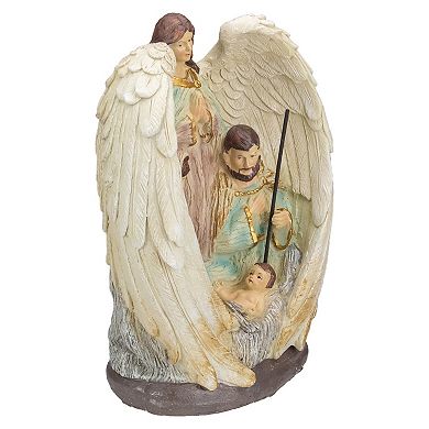 Northlight Holy Family & Angel Christmas Nativity Decoration 11.25-Inch Table Decor