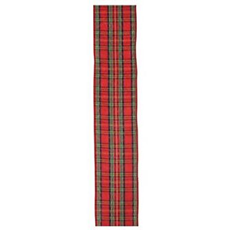 Northlight Red Plaid Wired Christmas Craft Ribbon - 2.5 in x 10 Yards