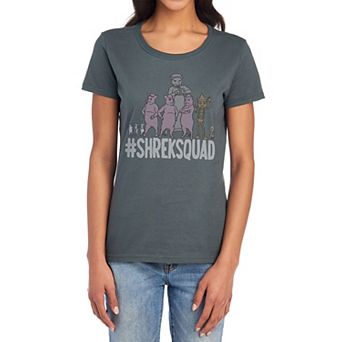 Juniors' Shrek Shreksquad Graphic Tee