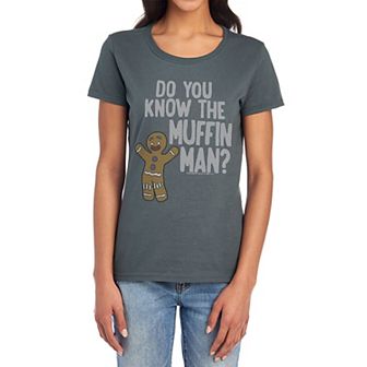 Juniors' DreamWorks Shrek Muffin Man Graphic Tee