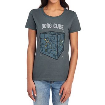 Juniors' Star Trek Borg Cube Graphic Tee