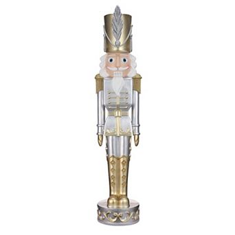 48 inch Gold/Silver Nutcracker