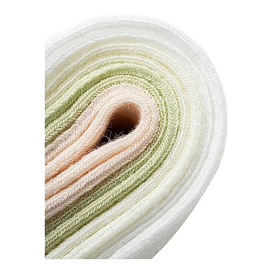 4 Pairs Women Low-Cut Lace Knit Ankle Socks Soft Stretch Cotton Mesh Design Breathable Lightweight