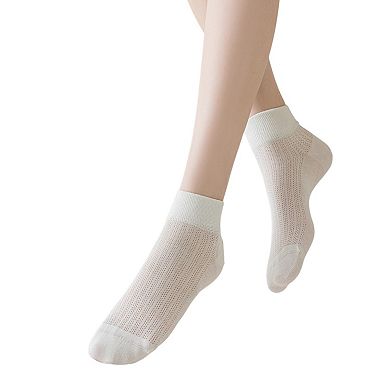 3-Pack Women's Cotton Ankle Socks Breathable Odor Free Cooling Comfort
