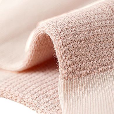 3-Pack Women's Pure Cotton Five-Toe Socks with Antibacterial Breathable Design