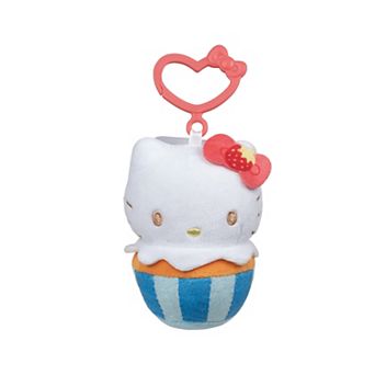Hello Kitty 4-inch Clip-On Plush Keychain