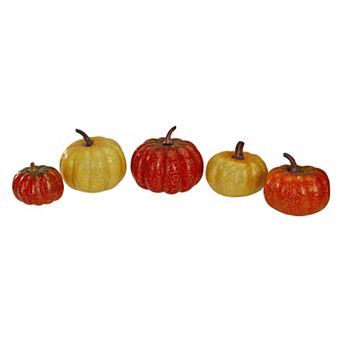 Northlight Artificial Fall Harvest Pumpkins Table Decor 4 pc Set