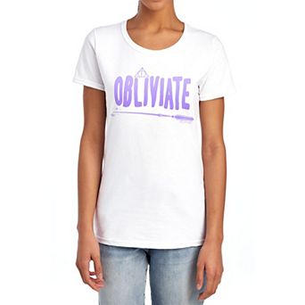 Juniors' Harry Potter Obliviate Graphic Tee