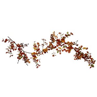 Northlight 5-ft. Artificial Berry & Leaves Fall Harvest Garland