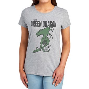 Juniors' Lord Of The Rings The Green Dragon Graphic Tee