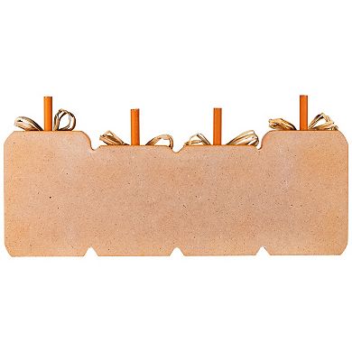 Northlight 11-in. Plaid Pumpkins Fall Harvest Table Decor