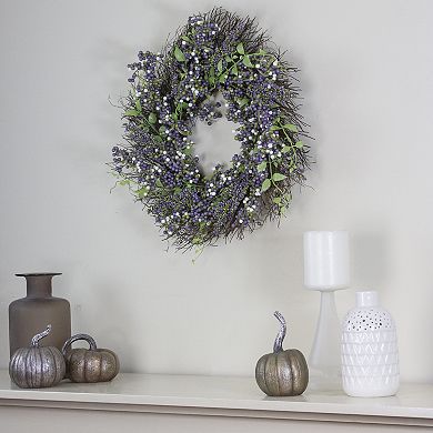 Northlight 22-in. Artificial Berry Thanksgiving Wreath