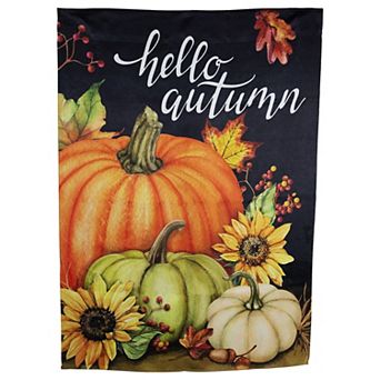 Northlight Pumpkins & Sunflowers Hello Autumn Outdoor Fall Harvest House Flag
