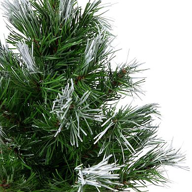 Northlight 14-in. Artificial Mini Christmas Tree Unlit in Burlap Base