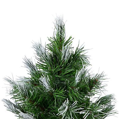 Northlight 14-in. Artificial Mini Christmas Tree Unlit in Burlap Base
