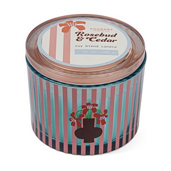 Foundry Rosebud & Cedar 12-oz. Candle Jar