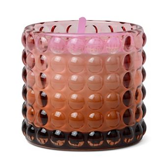 Foundry Rosebud & Cedar 9-oz. Bubble Glass Candle Jar