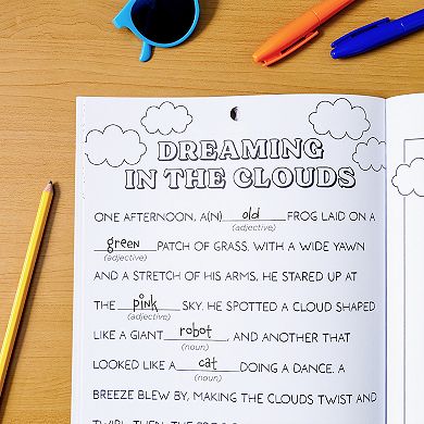 Pulsar Draw My Silly Stories Storybook with 3 Sticker Sheets