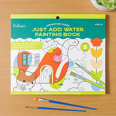 Pulsar Just Add Water 5-pc. Painting Book With 2 Paintbrushes