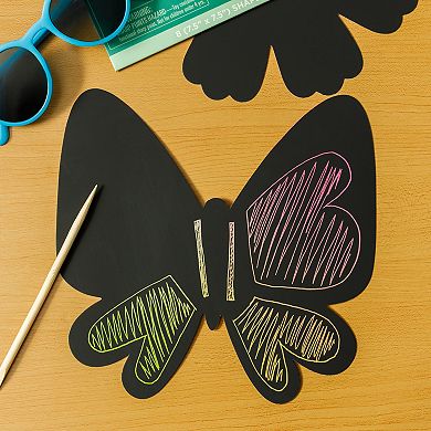 Pulsar 8-pc. Springtime Cheer Scratch Art Shapes