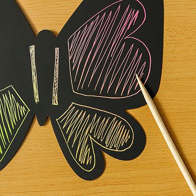 Pulsar 8-pc. Springtime Cheer Scratch Art Shapes