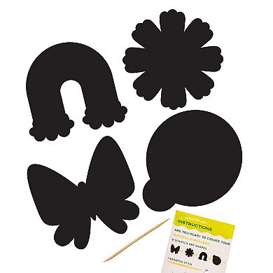 Pulsar 8-pc. Springtime Cheer Scratch Art Shapes