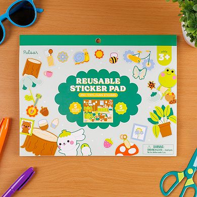 Pilsar 5-pc. Reusable Sticker Pad with 230+ Vinyl Cling Stickers