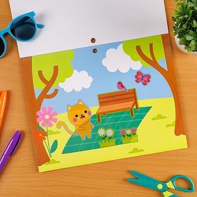 Pilsar 5-pc. Reusable Sticker Pad with 230+ Vinyl Cling Stickers