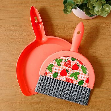 Dustpan & Broom Set - Strawberries 2-pc. Cleaning Tools