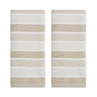 The Big One® Textured Stripe 2-Pack Hand Towel Set